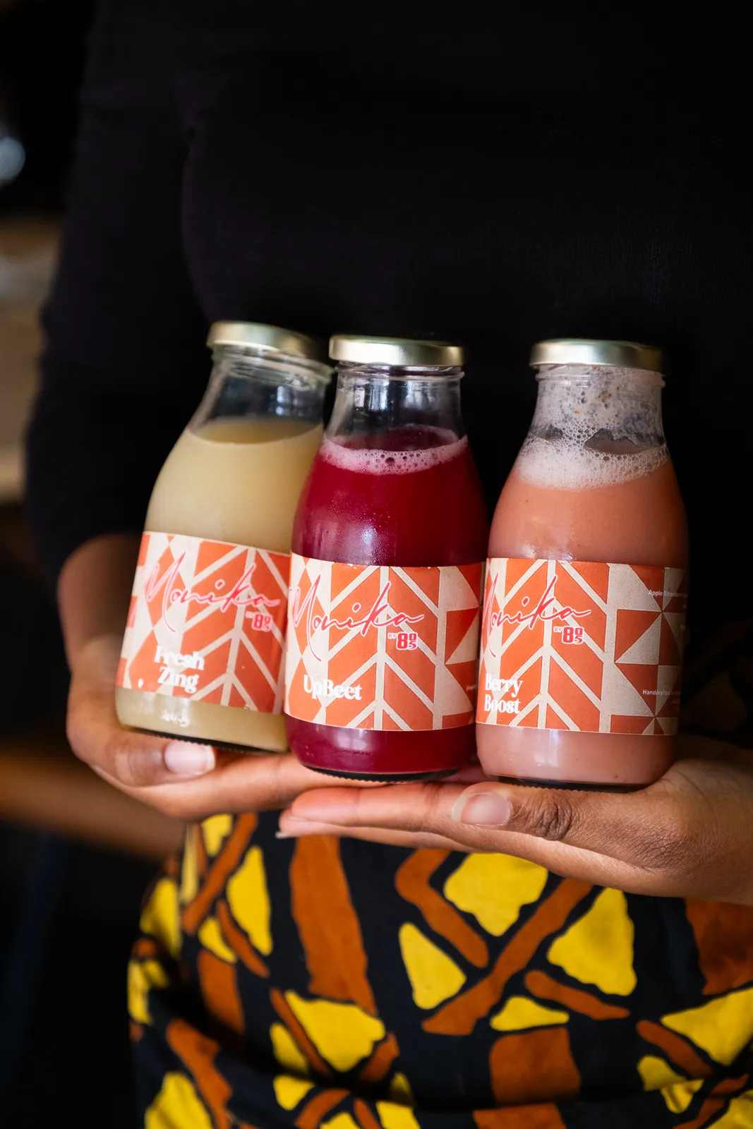 A selection of bottled drinks