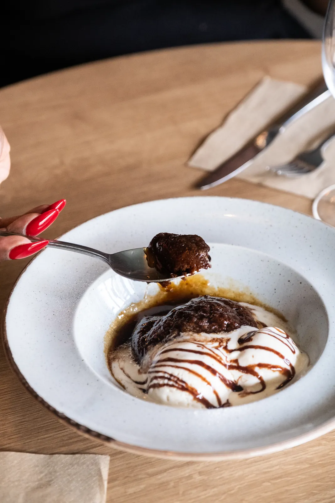 A spoonful of dessert